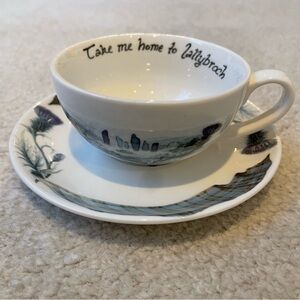 RARE Outlander LitJoy Crate 'Take Me Home To Lallybroch' Teacup and Saucer